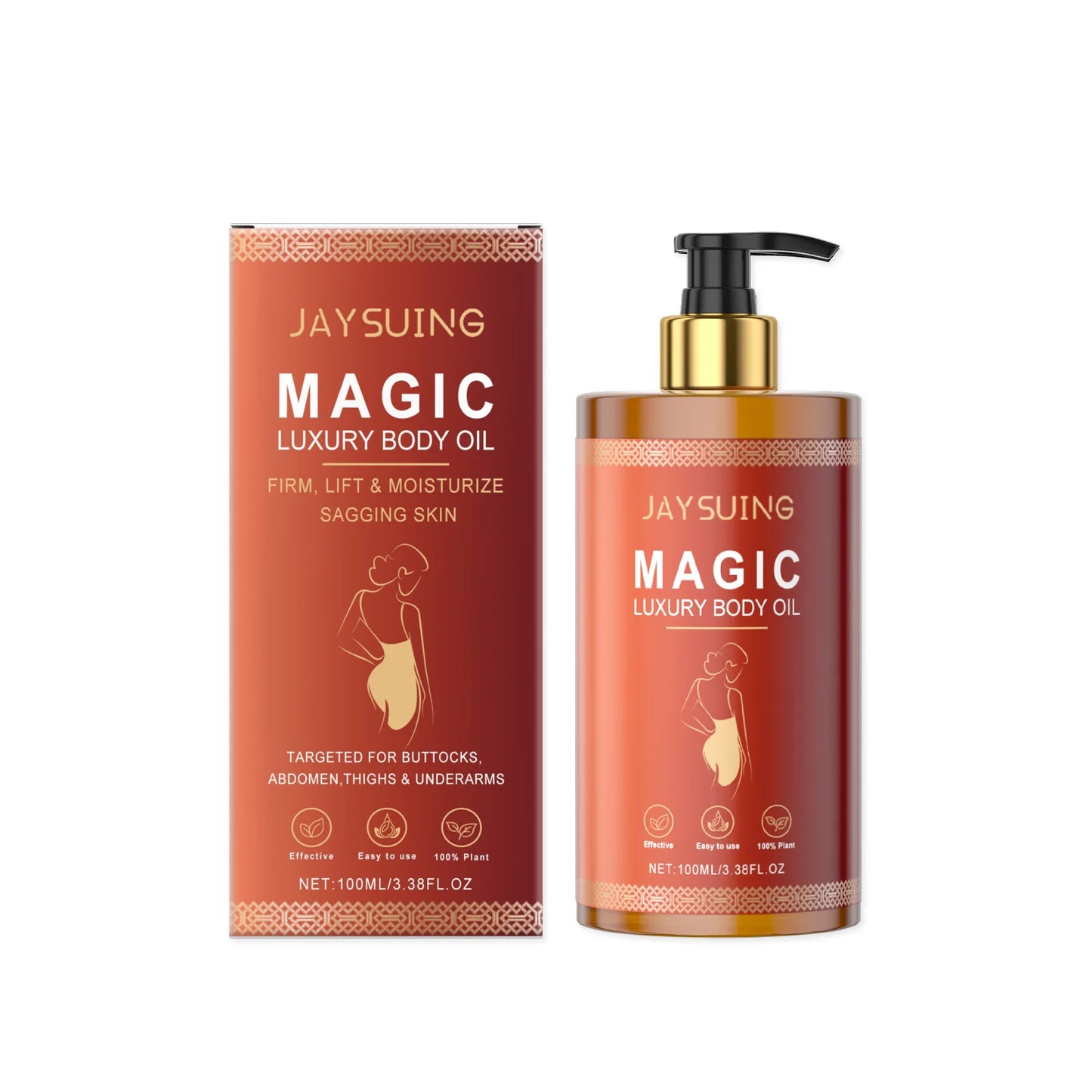 Magic Body Firming Oil Skin Tightening Anti-Aging Refreshing Abdomen Thigh Improve Elasticity Hydrate Anti Cellulite Massage Oil
