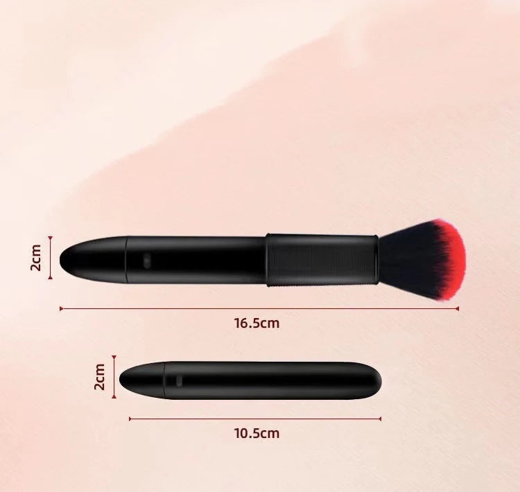 Electric Loose Powder Brush Quick Makeup Brush Blush 10 Gears Vibration Rechargeable Multifunctional   Makeup Brush Tools