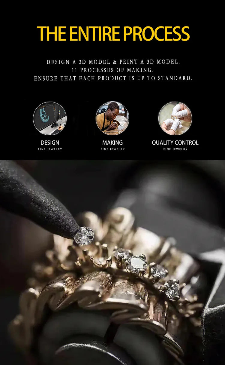 1.2mm D Color Moissanite Wavy Eternity Ring for Women, S925 Sterling Silver Gold-Plated, Hypoallergenic Design