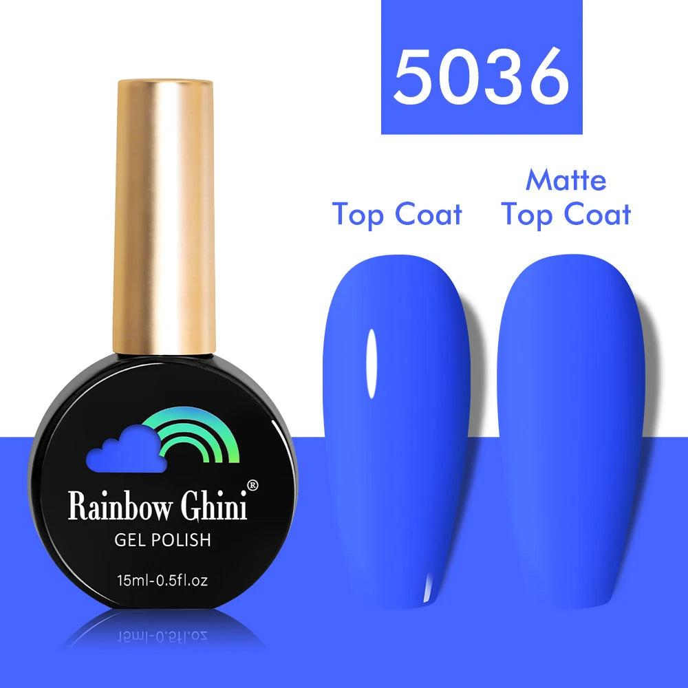 Rainbow Ghini 15ml Glitter Dark Red Gel Nail Polish Semi-Permanent Varnish UV Pale Red Nail Gel Art Supplies for Professionals