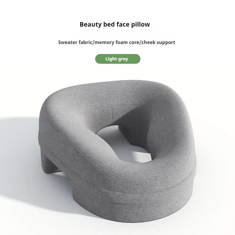Memory Foam Breathable Head Pillow Ergonomics Lying Down Pillow Rest Support Pillow Body Massage Face Rest Pillow Beauty Salon