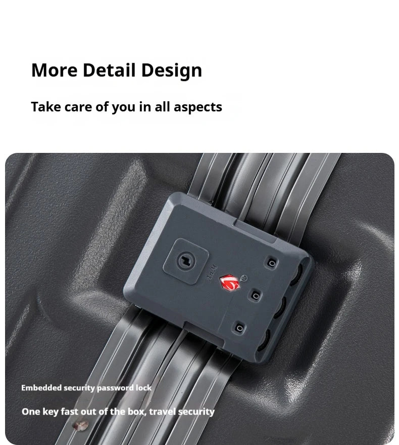 Hard Shell Carry-On Suitcase Rolling Travel Luggage with Spinner Wheels 20 24 26 28 30 Inch Large Capacity Durable Luggage