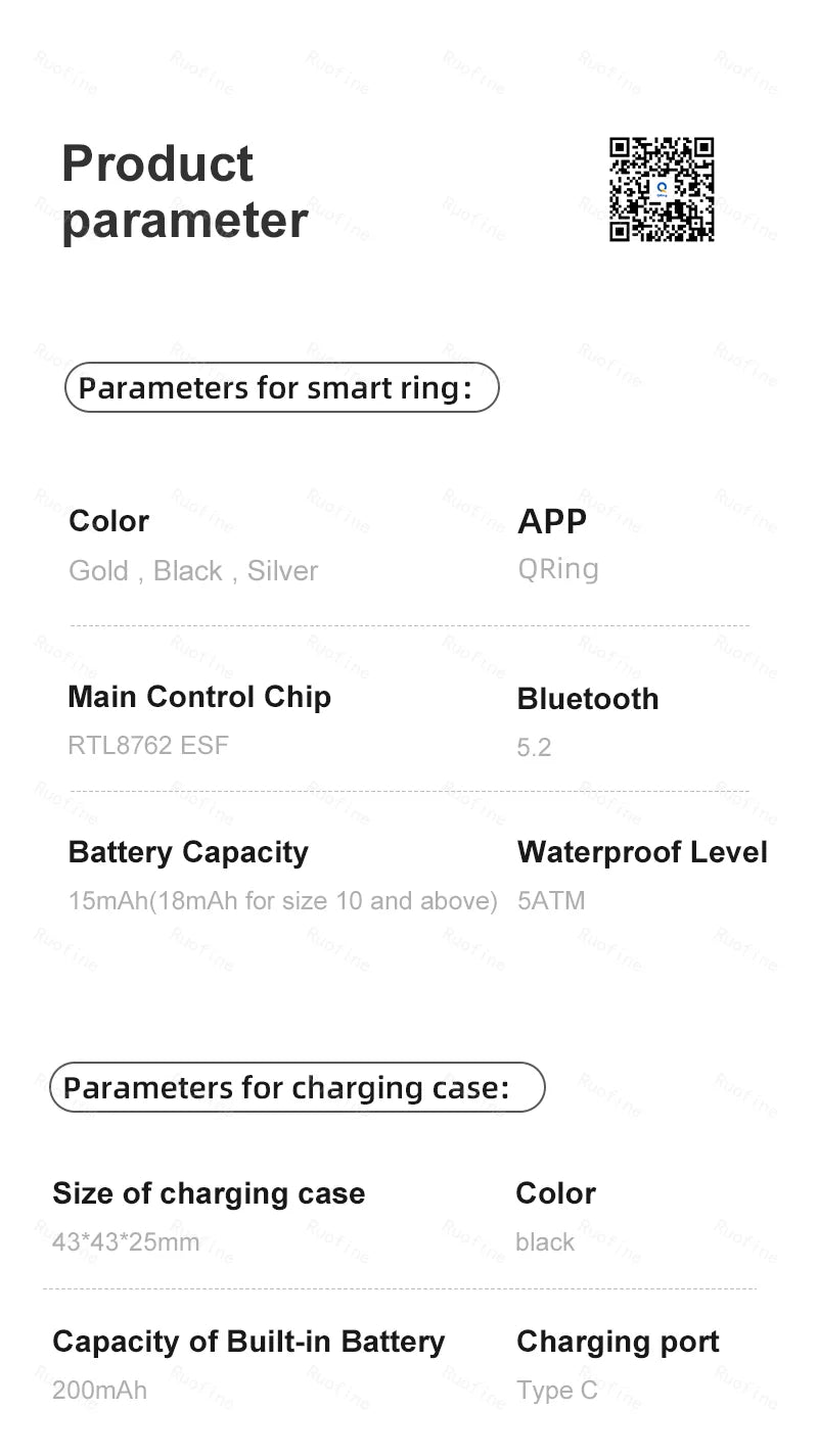 Smart Ring Unisex
