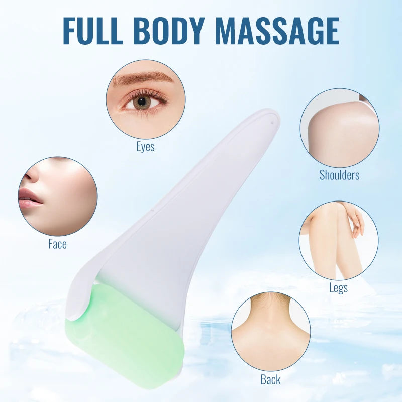 Ice Roller Massage For Five Minutes Every Day to Tighten Your Skin Comfortable Cool and Relieves Fatigue Reduces Eye Fatigue