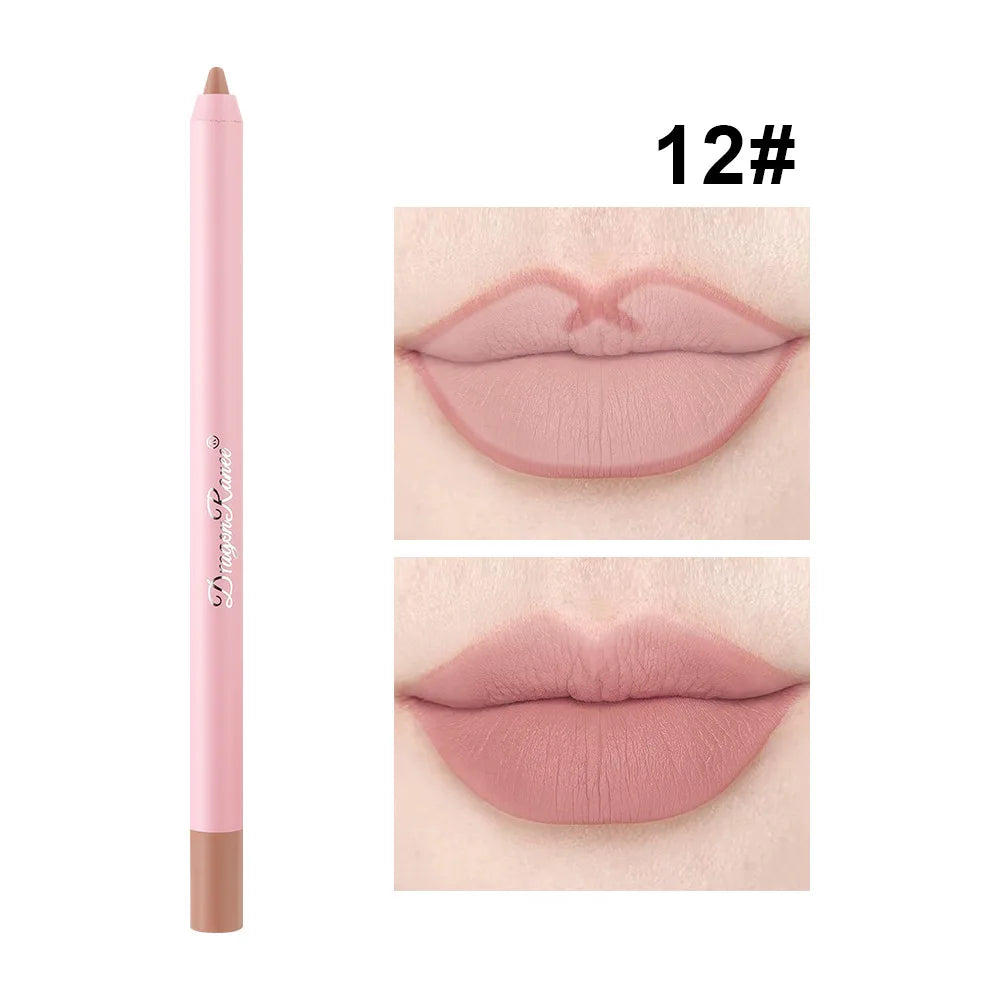 Lipliner Coreano in 12 Tonalità