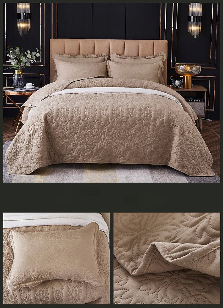 Summer Ultrasound Double King Queen Size Bedspreads Machine Washable Bed Cover Summer Soft Skin-friendly Blankets and Bedspreads