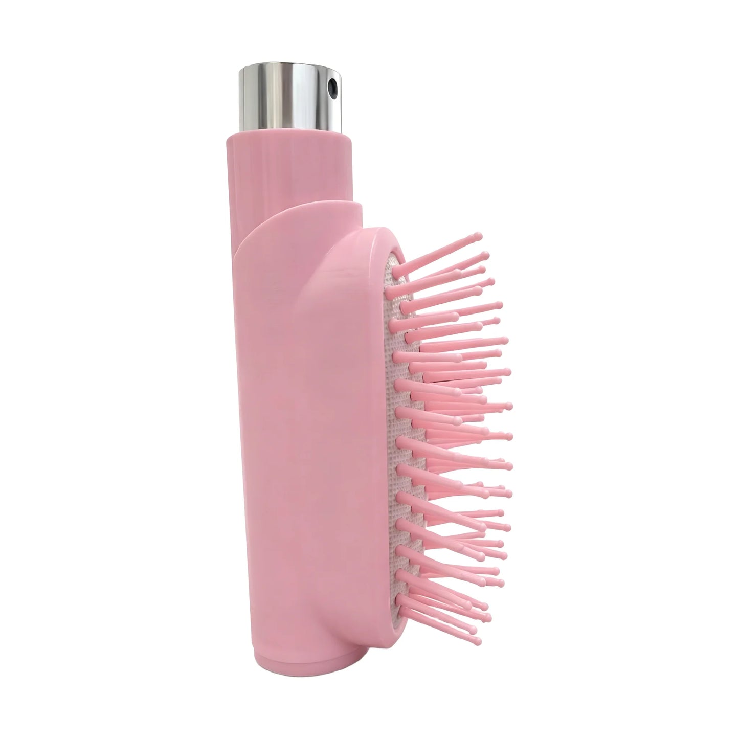 2 In 1 Spray Hair Brush Refillable Water Mist Comb Portable Detangling Scalp Massage Anti Frizz Hair Styling Travel Brush
