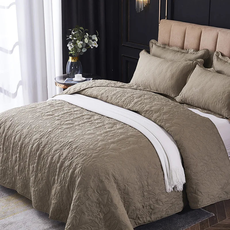 Summer Ultrasound Double King Queen Size Bedspreads Machine Washable Bed Cover Summer Soft Skin-friendly Blankets and Bedspreads