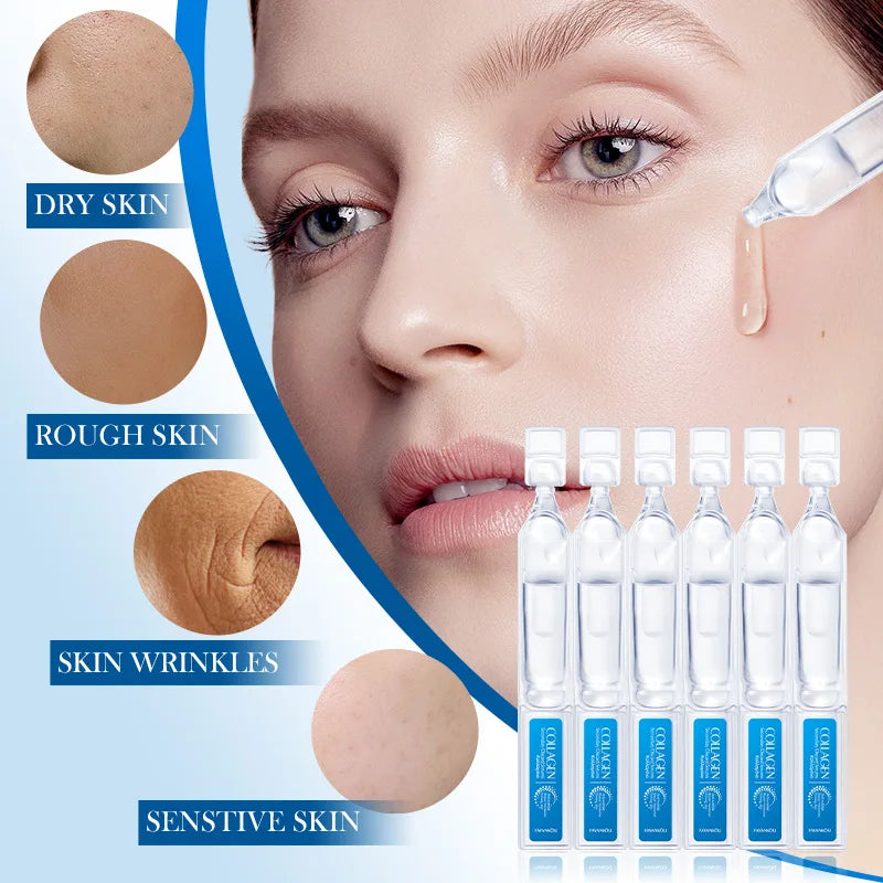 30pcs/box FAYANKOU Anti-wrinkles Collagen Serum for Face Moisturizing Firming Hydrating Anti-aging Facial Essence Face Skin Care