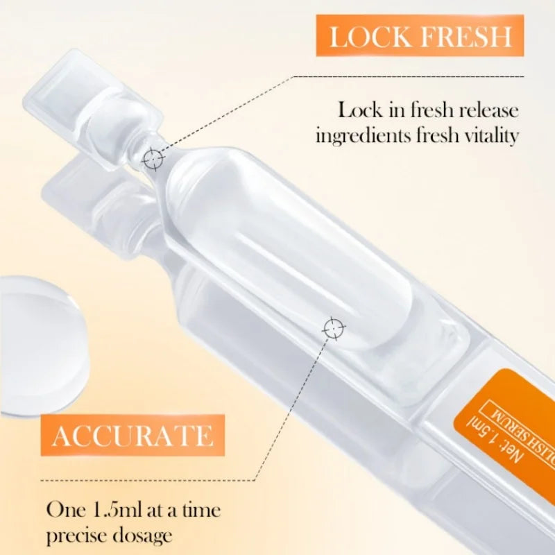 Vitamin C Serum (30Pcs and 30Pcs* 0.1kg Different Specifications to Choose from), Can Brighten, Moisturize, and Nourish the Skin, and Is Individually Packaged for Easy Portability.