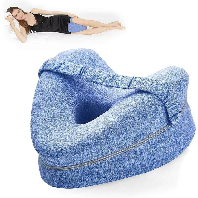 Memory Cotton Leg Pillow Ergonomic  Leg Support Pillow Relieve Hip Pain Sciatica Leg Alignment Pillow Removable and Washable