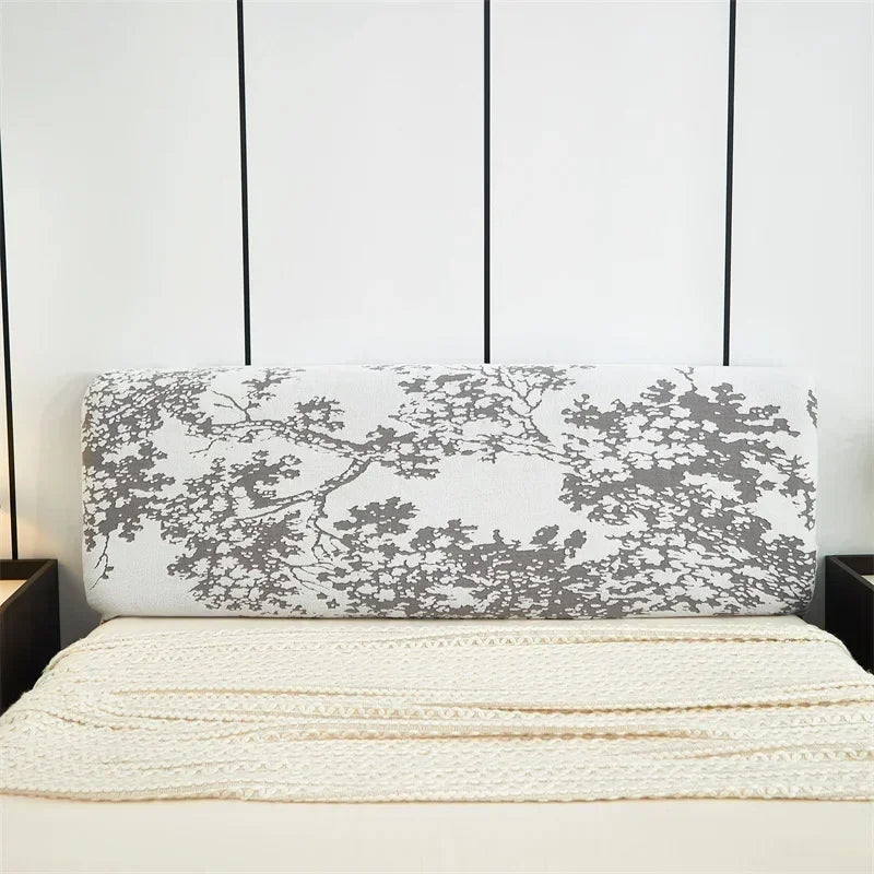 Luxury Jacquard Headboard Cover Bedroom Stretch Bedhead Slipcovers Anti-dirty Bed Back Protector Dustproof Covers for Home Hotel
