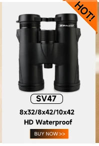 Svbony SA205 Binoculars 8X42/10X42 ED Flat-field Professional IPX7 Waterproof BAK4,Bird Watching,Stargazing,Camping,Astronomy