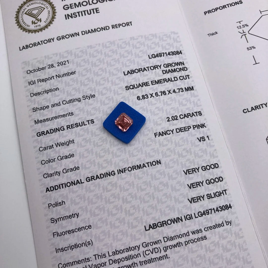 Diamanti Lab Grwon Taglio Brillante da ct 1,00 a ct 3,00