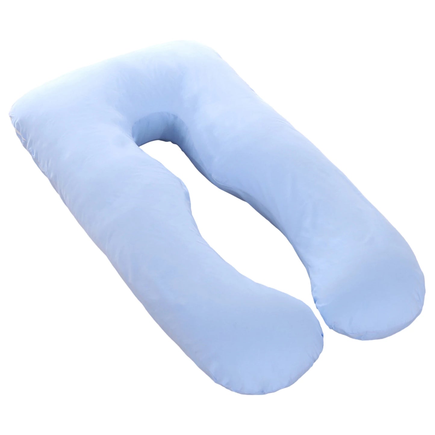 Full Body Support U-Shaped Pillow Cotton Pillowcase Comfy Breathable Pillow Case For Living Room U-shaped nap pillow Case