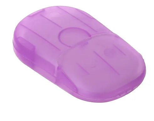 Portable Soap Paper Disposable Travel Camping Mini Cleaning Soaps for Washing Cleaning Hand for Outdoor Hiking Outdoor Supplies