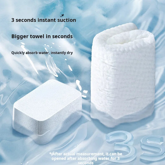 14pcs/box Disposable Washcloth Portable Travel Towel Thickened Compressed Face Cleansing Beauty Square Towel