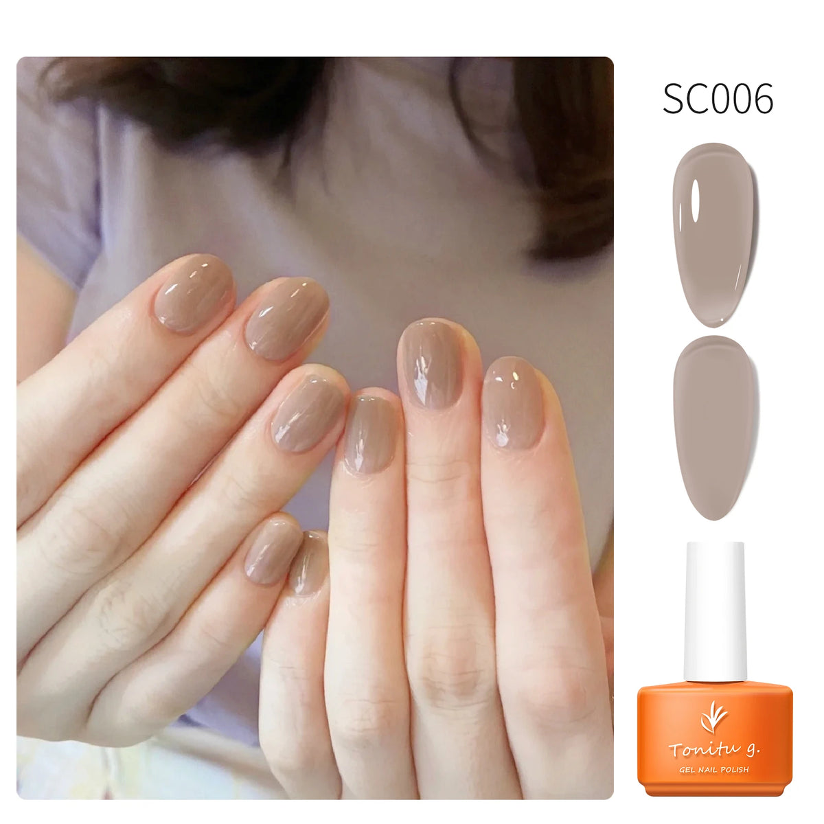Tonitu G 7ml Semi-permanent Jelly Gel Nail Polish 59 Colors Natural Transparent  Summer Nails Art Soak Off  UV LED Gel  Varnish