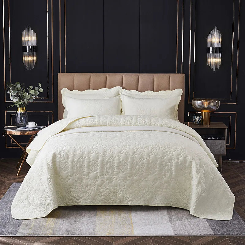 Summer Ultrasound Double King Queen Size Bedspreads Machine Washable Bed Cover Summer Soft Skin-friendly Blankets and Bedspreads