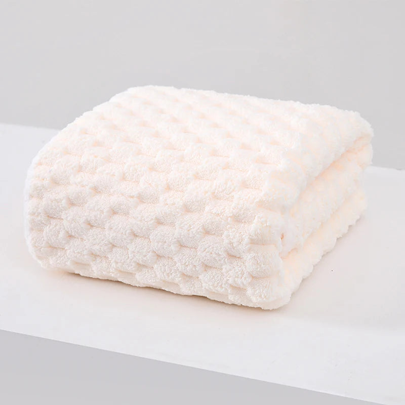 Coral Cloud Velvet Towel Thickened Bath Strong Water Absorption Microfiber Quick-drying Skin-friendly Face Wash Towel