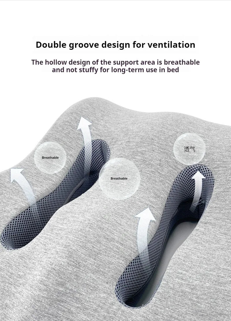 Ergonomic Memory Foam Leg Foot Raiser Pillow Support Cushion Foot Stress Relief Cushion Massage Support Body Pillow For Pregnant
