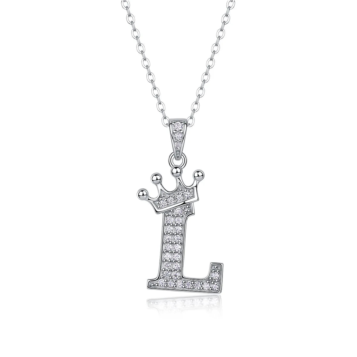 Collana con Lettere dell'Alfabeto in Moissanite D Color VVS1 Certificata