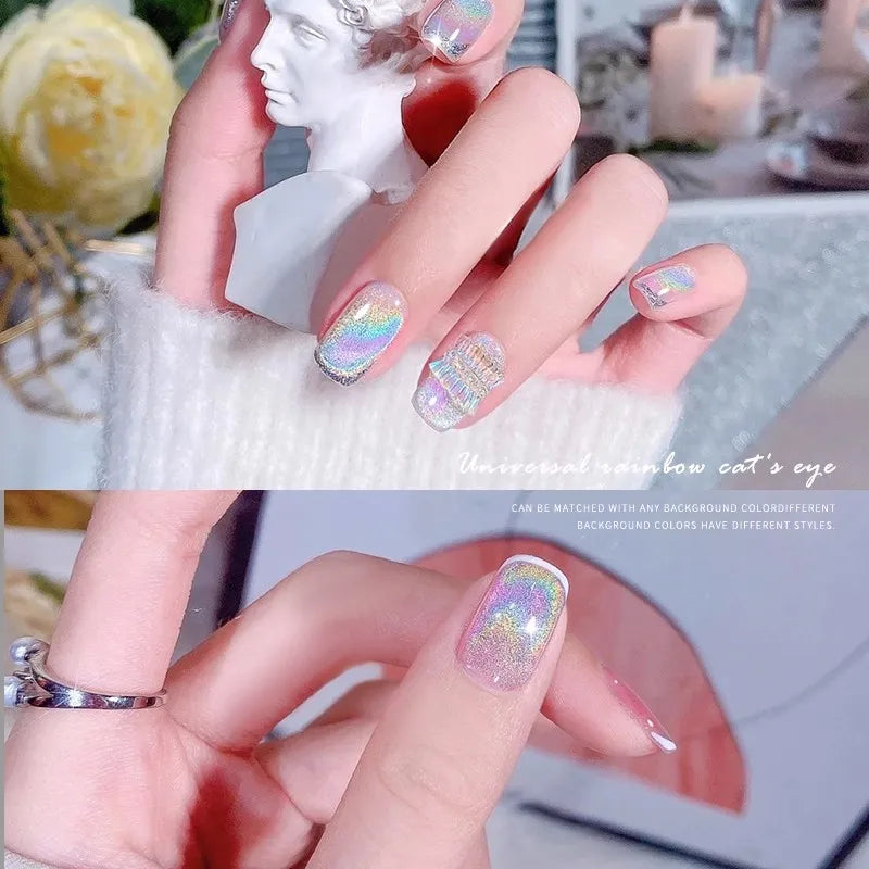 Cat Eye Gel Nail Polish - Magnetic Gel Set, Semi-permanent Varnish with Color, Gel Polish Set