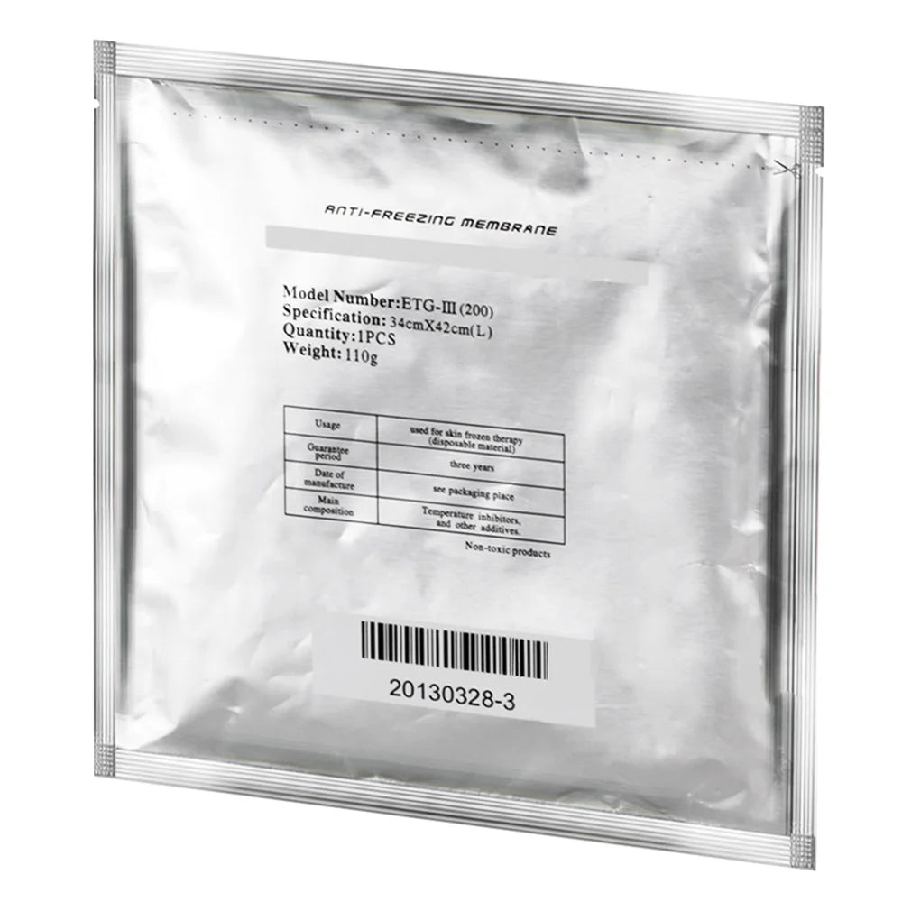Fat Freezing Membranes Anti Freeze Gel Patches for Cryolipolysis Machine Body Slimming Massager Weight Loss Lipo Cold Therapy