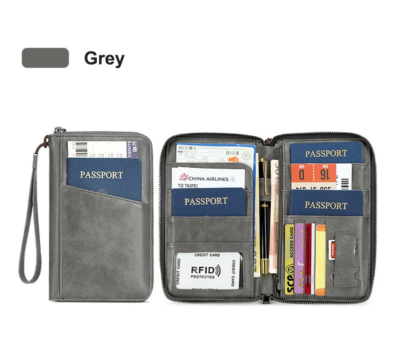 Porta Passaporto con Tecnologia RFID