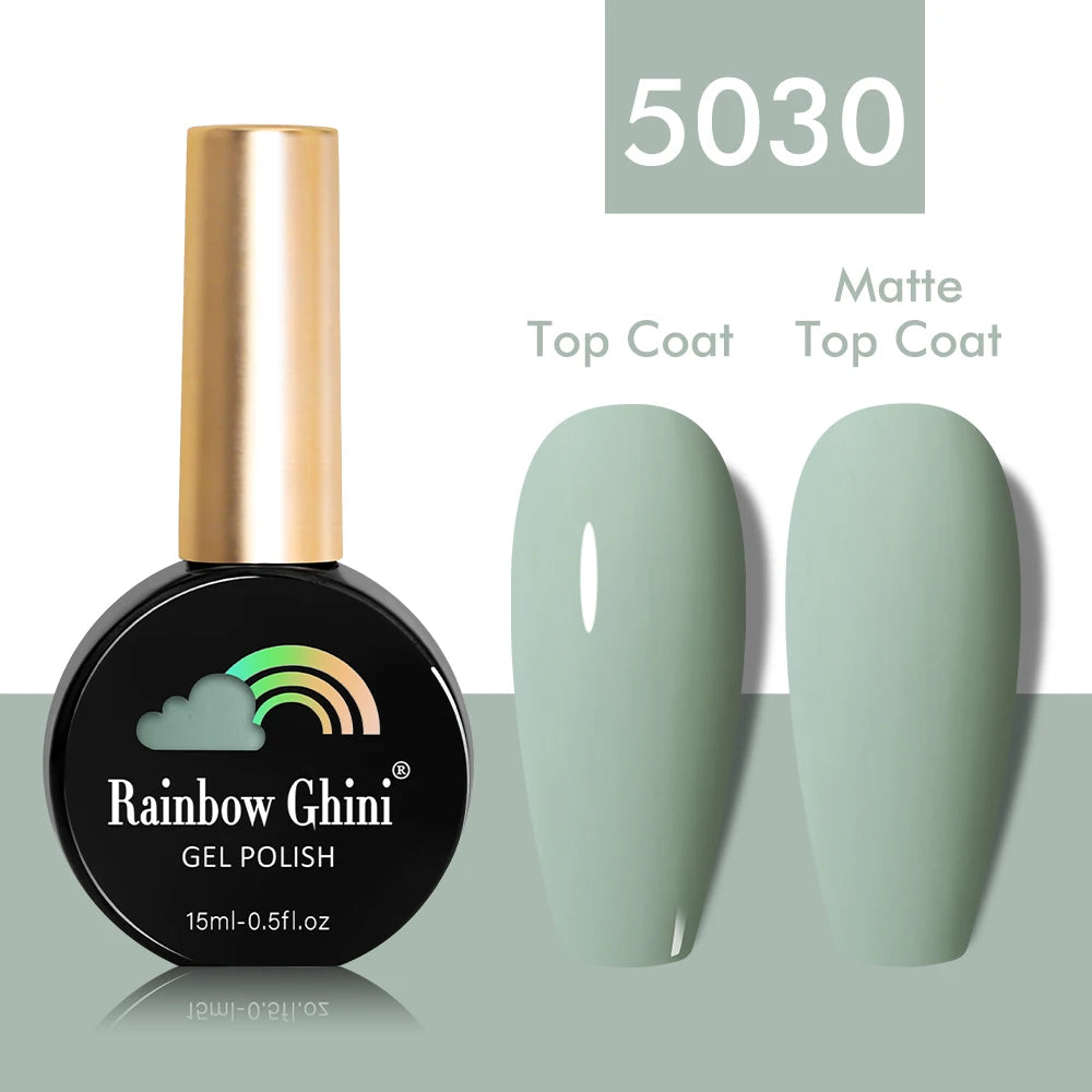 Rainbow Ghini 15ml Glitter Dark Red Gel Nail Polish Semi-Permanent Varnish UV Pale Red Nail Gel Art Supplies for Professionals