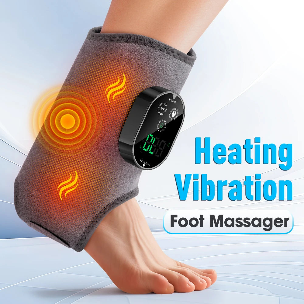 Electric foot and hand massager can vibrate and heat the ankles and ankles, and the bracket joints are portable, which can relax