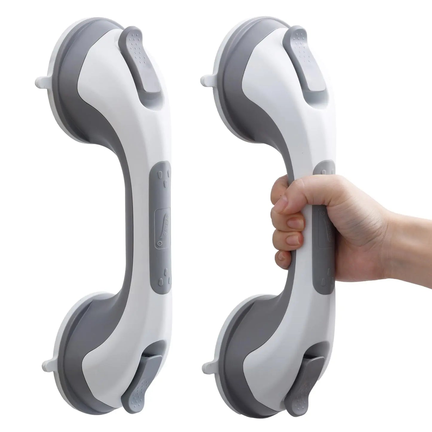 TAILI 1/2pcs Shower Grab Bars for Seniors Suction Cup 12 inch Grab Bars for Shower and Bathroom, Safety Handle for Children