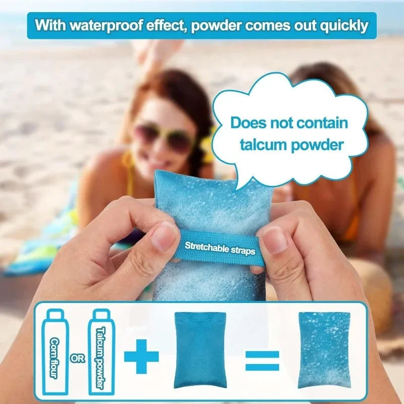 Sand Remover for Beach Sand Removal Bags Beach Vacation Camping Essentials Camping Equipment Hiking Accessories