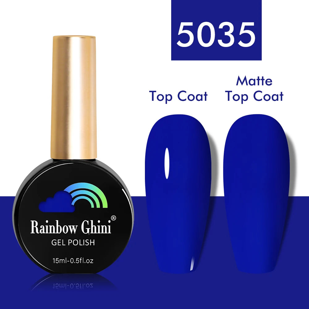 Rainbow Ghini 15ml Glitter Dark Red Gel Nail Polish Semi-Permanent Varnish UV Pale Red Nail Gel Art Supplies for Professionals