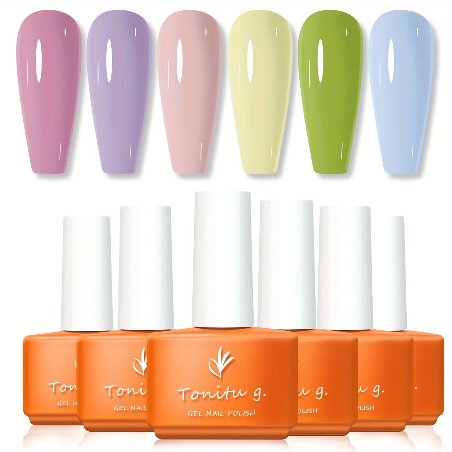 Set di 6 Smalti Gel Professionali per unghie
