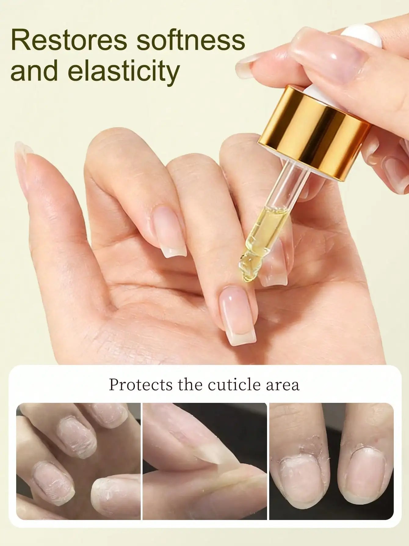 1pc 15ml Nail Nourishing Keratinum Care Oil Nail Nourishing Care Keratinum Moisturizing Anti Backlash Nail Edge Nail Care Tool