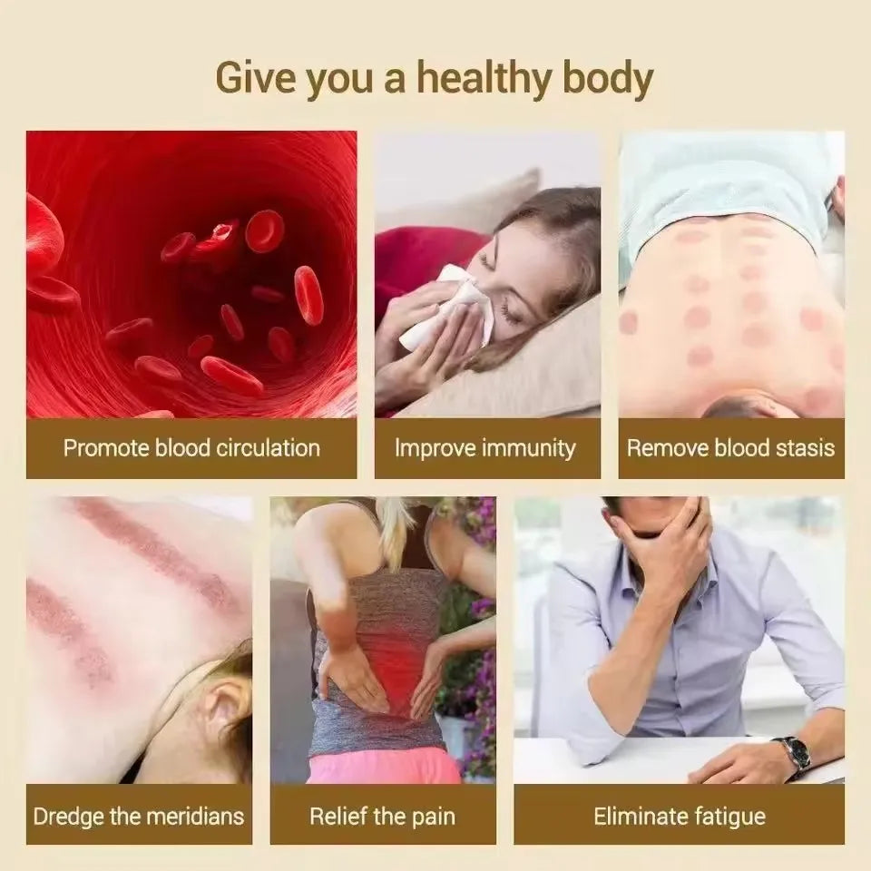 Electric Vacuum Cupping Massage Device LCD Display Heating Scraping Suction Cups Gua Sha Scraping Tool  Relieve Muscles Soreness