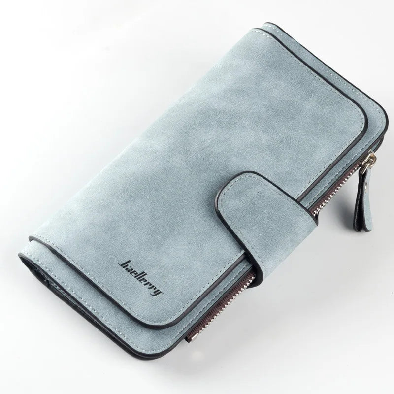 Baellerry High Quality Long Women's Wallet Buckle Multiple Card Slots Mobile Phone Bag Hand-held Bag Card Holders
