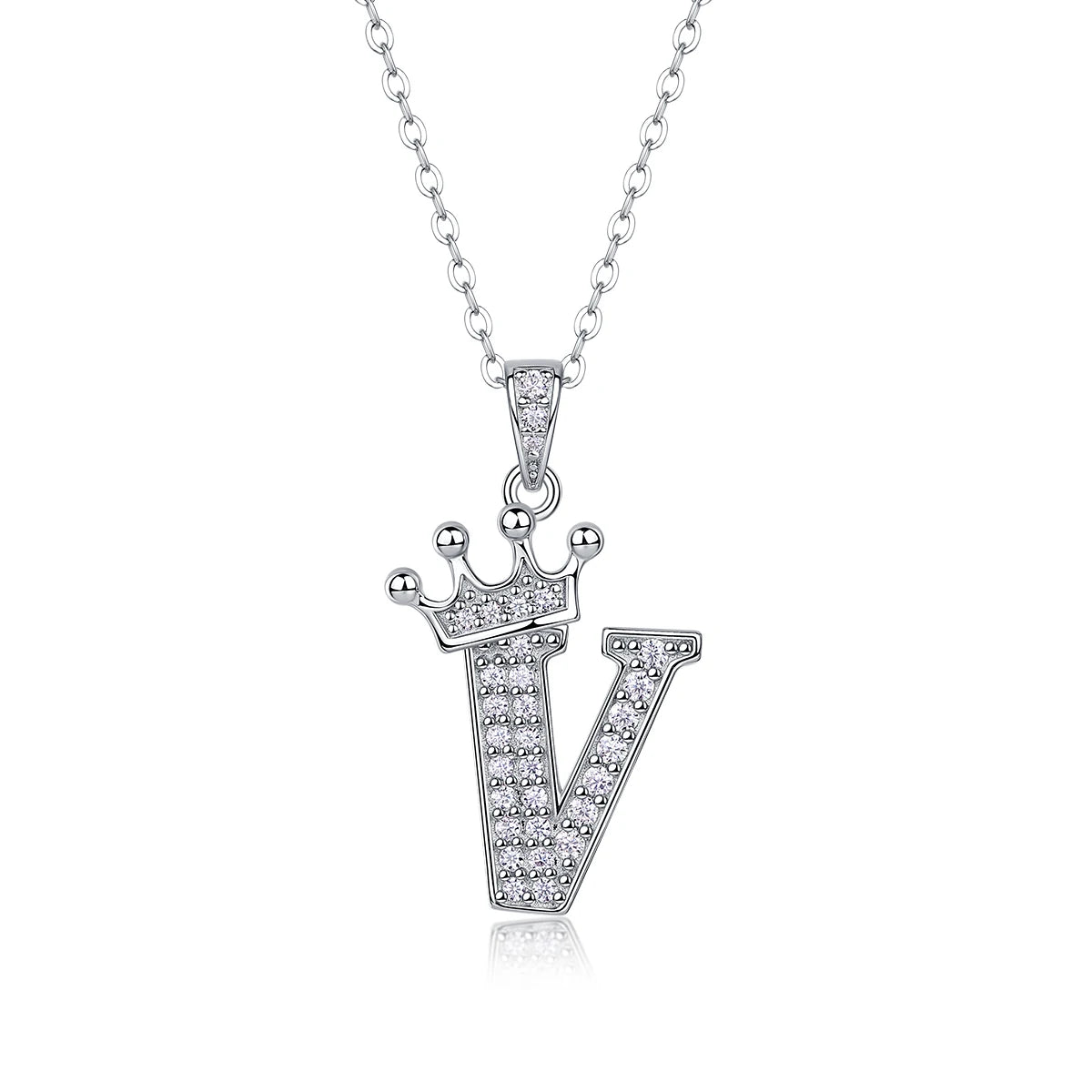 Collana con Iniziali in Moissanite