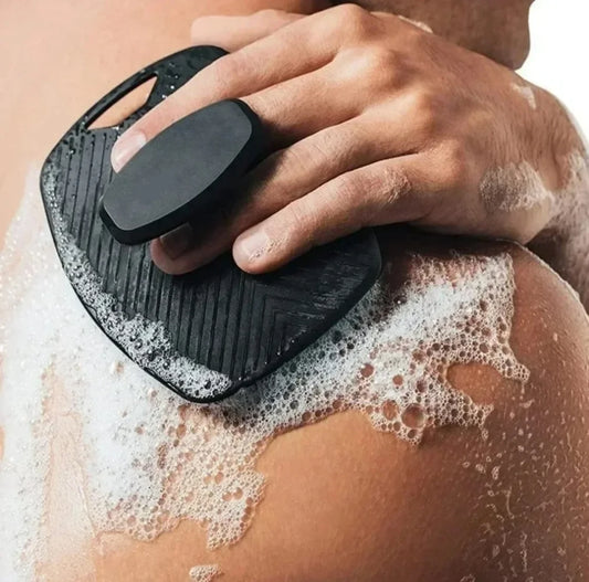 1pc Soft Silicone Body Cleansing Brush For Exfoliation Convenient Practical Easy To Clean Pamper Yourself Silicone Bath Brush