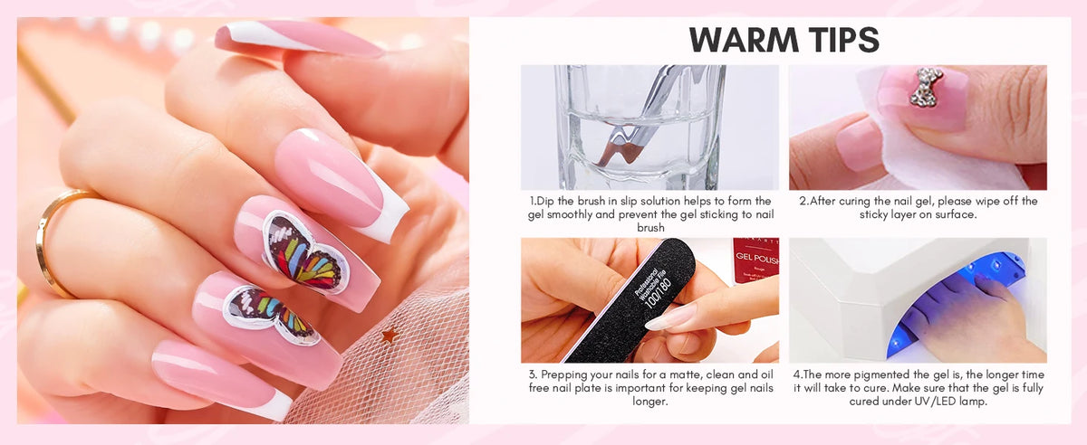 Makartt HEMA-Free Poly Nail Extension Gel 50ml, Hybrid Acrygel Builder Multi-Color, Long-Lasting French Manicure DIY Nail Art