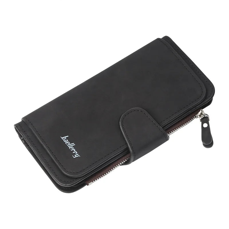 Baellerry High Quality Long Women's Wallet Buckle Multiple Card Slots Mobile Phone Bag Hand-held Bag Card Holders