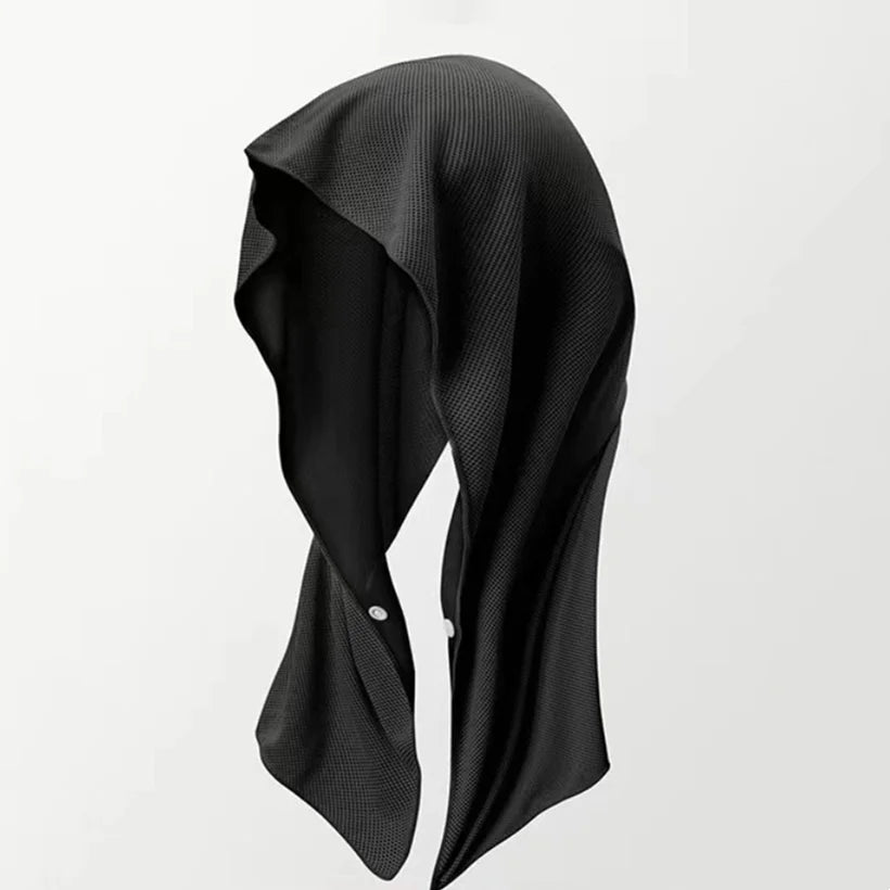Quick Drying U Cooling Hoodie Towel Beach Camping Gym Building Sun Protection Quick Drying Sports Cooling Towel Headband