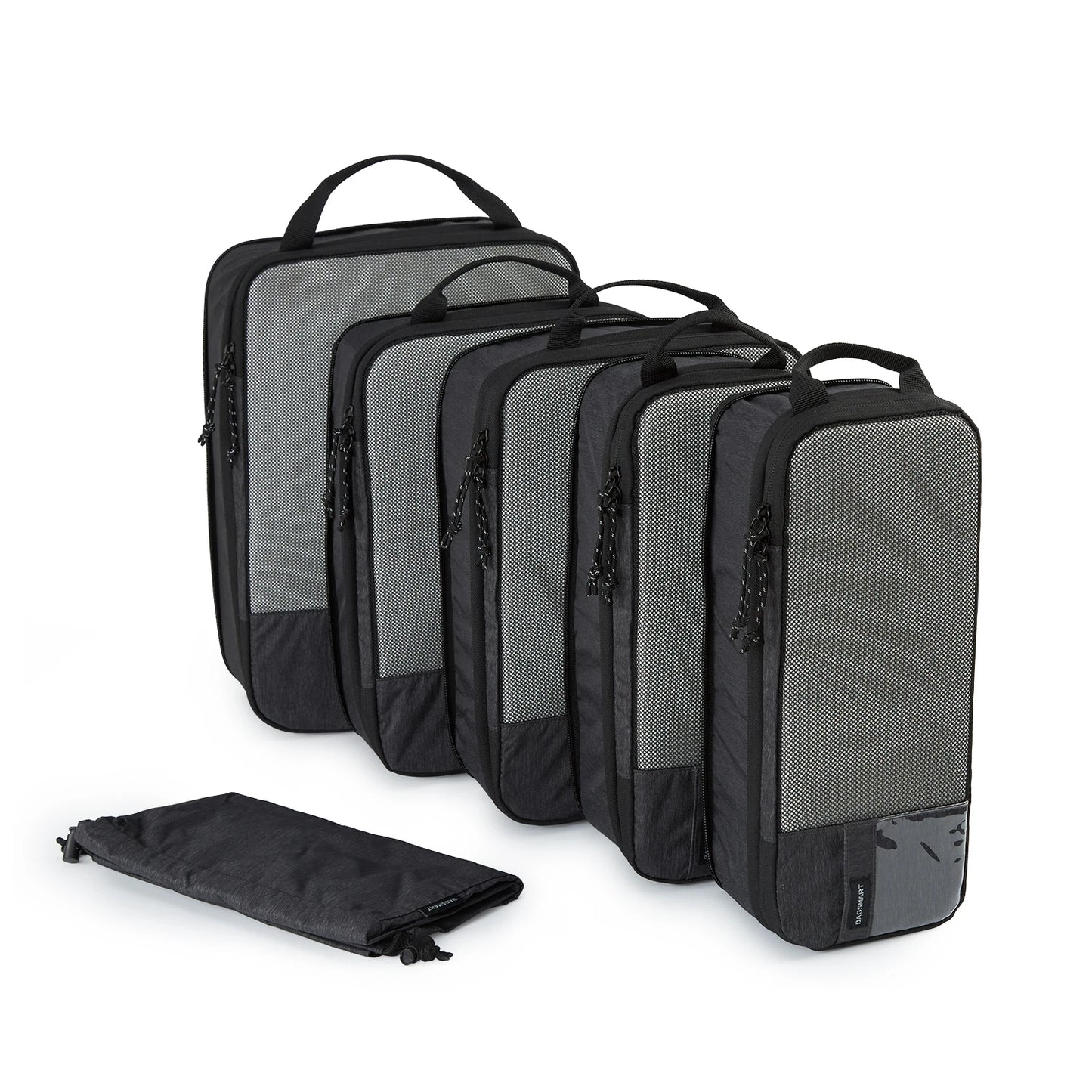 BAGSMART Packing Cubes Compression Storage Bag Travel Lightweight Suitcase Organizer Accessories  Luggage Organizer Travel Bag