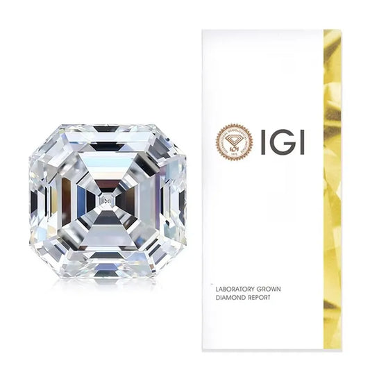 Diamanti Lab Grown Taglio Asscher con Certificato IGI