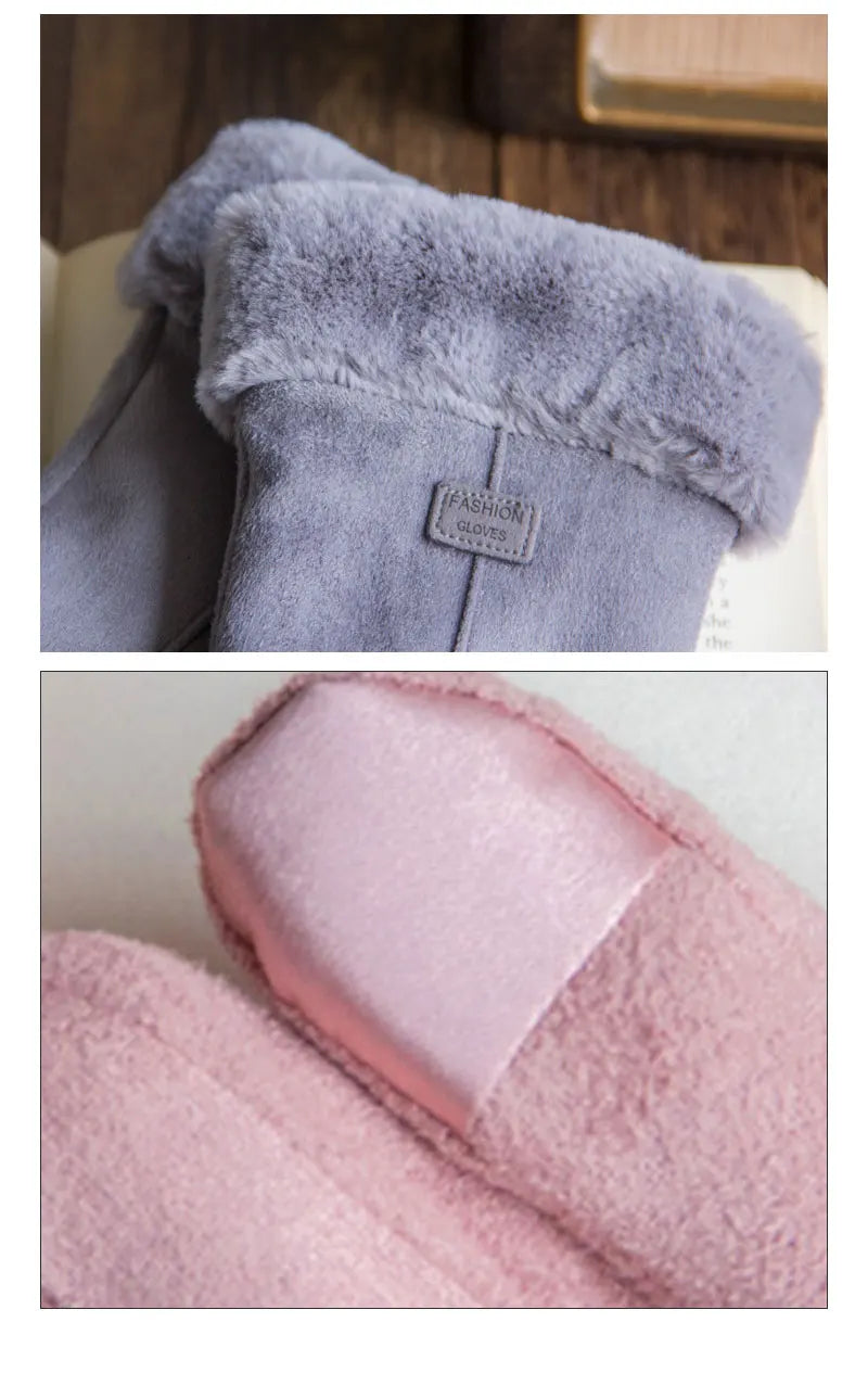 Guanti Scamosciati Touch Screen