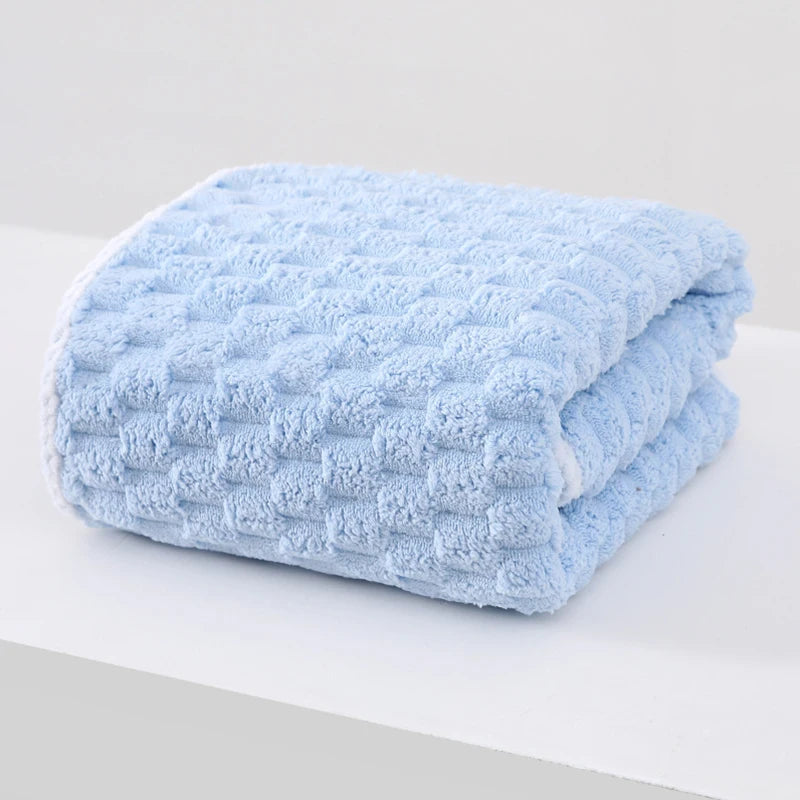 Coral Cloud Velvet Towel Thickened Bath Strong Water Absorption Microfiber Quick-drying Skin-friendly Face Wash Towel