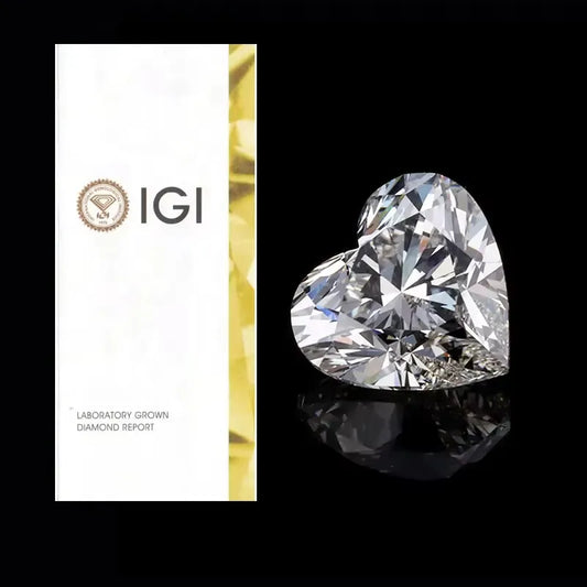 Diamanti Lab Grown Taglio Cuore con Certificato IGI