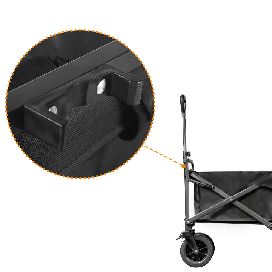 Big Tank Wheels Beach Wagon for Sand 500lbs Large Capacity Foldable Cart Garden Outdoor Picnic Collapse Shopping Trolleys Cart