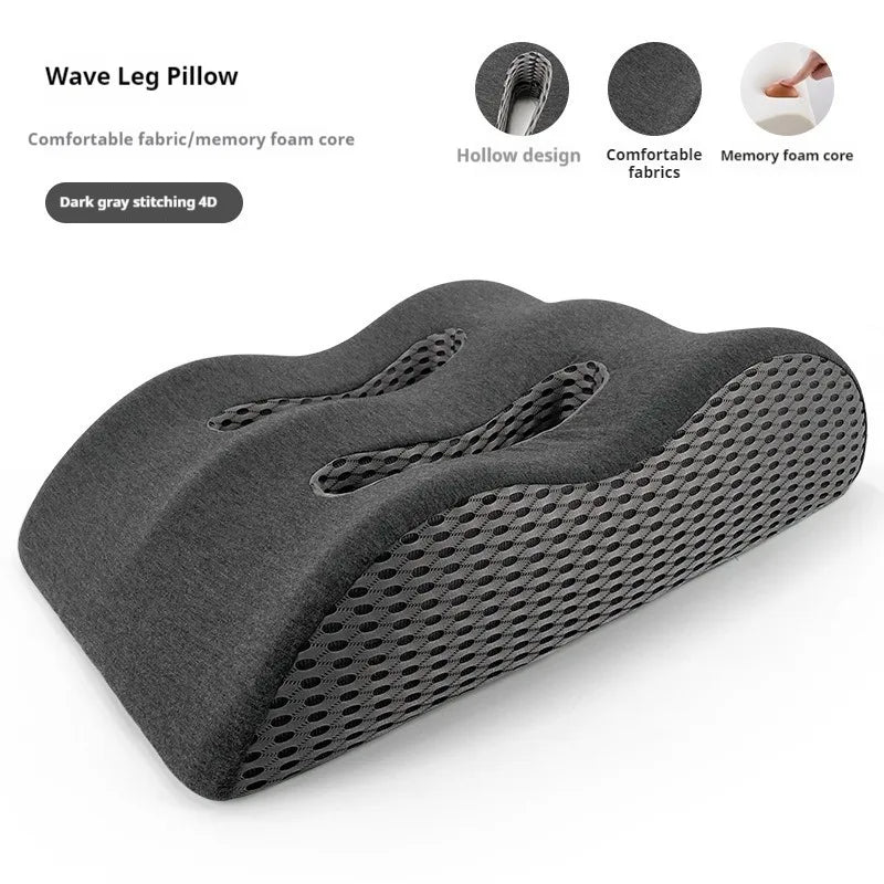 Ergonomic Memory Foam Leg Foot Raiser Pillow Support Cushion Foot Stress Relief Cushion Massage Support Body Pillow For Pregnant